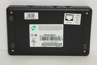 J11236★ Digi EtherLite 2 1P 50000989 Digi EtherLite 2 1P 50000989-01 Terminal Server Module Rev B