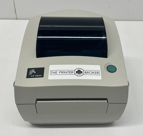 Zebra LP 2844 Thermal Label Printer With Network USB Serial Port 2844-20420-0001 - Picture 3 of 10