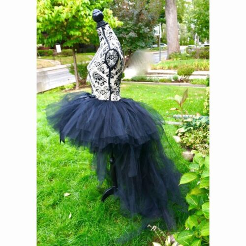 Damen Überzug Schichten Tüllrock Damen Lang Tutu Overskirt Party Tanz Kleid - Bild 3 von 3