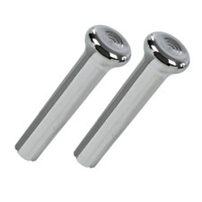 1 par de pasadores de perilla de cerradura de puerta cromados para Chevy Buick Pontiac 1971-1988 IN6728Z antiguo