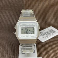 Casio F-91WS-7D Youth Digital Semi-Transparent LED Light Quartz Unisex Watch
