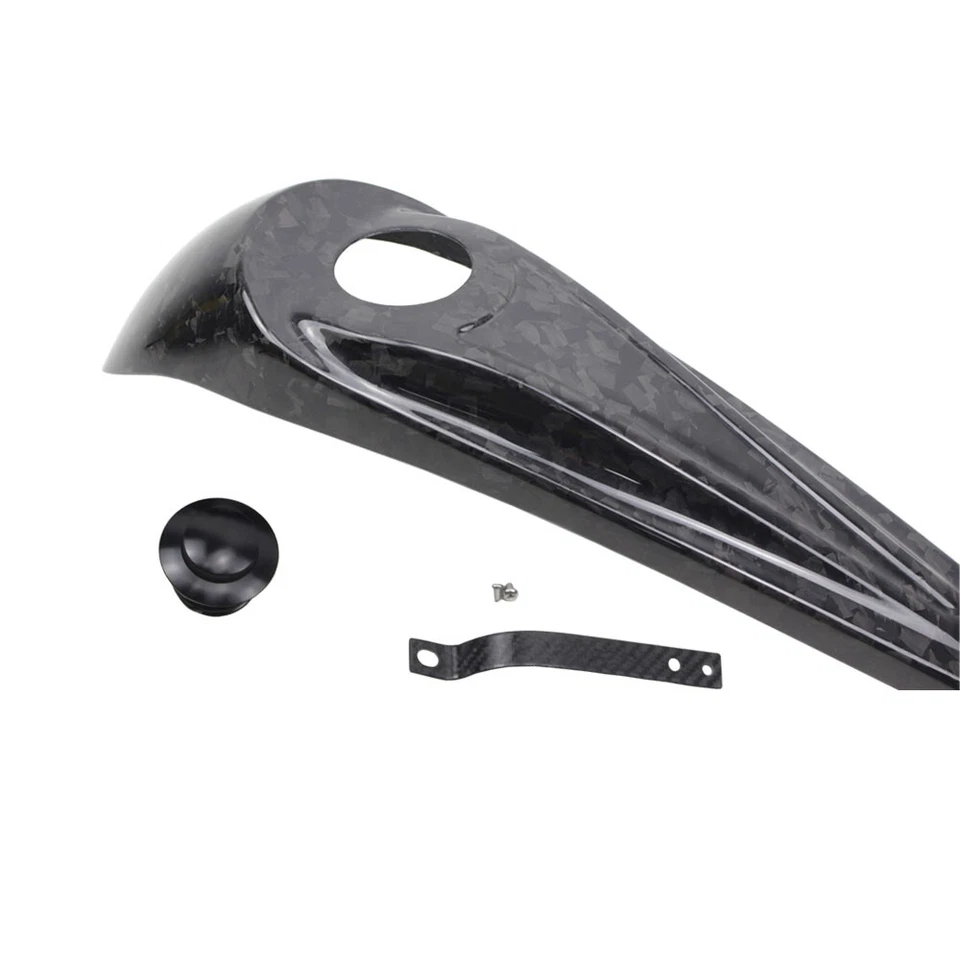Carbon Fiber Dash Panel Console Cover for Harley Road Street Glide FLTRX FLHXS — 第 3/4 张图片