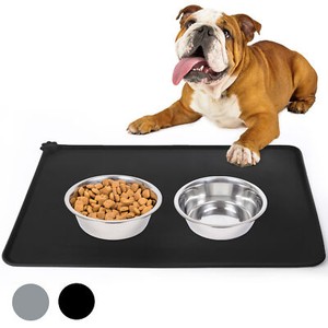 waterproof dog bowl mat