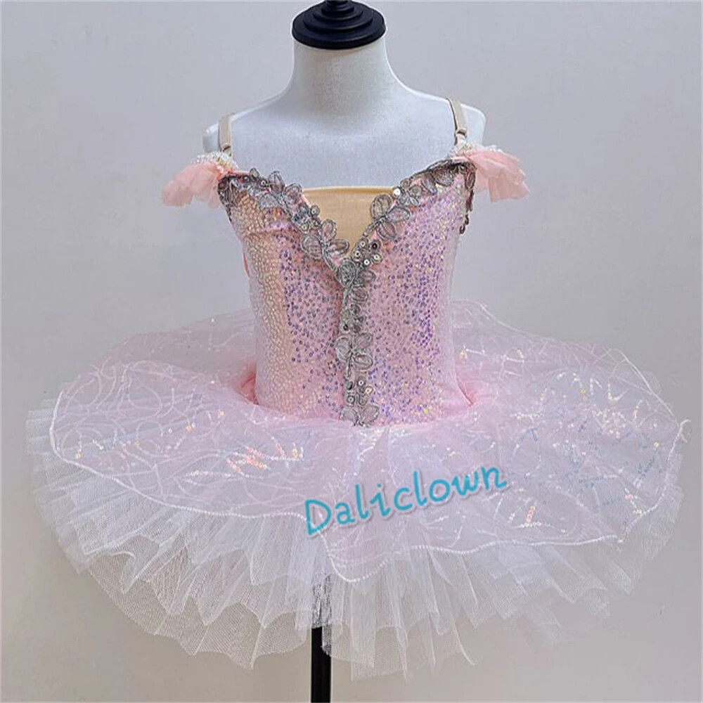 Ballerina Costume Girls Swan Lake Ballerina Pancake Tutu Girl