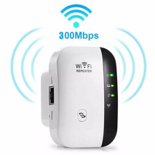 WiFi Range Extender Internet Booster 300Mbps Wireless Signal Repeater Wireless