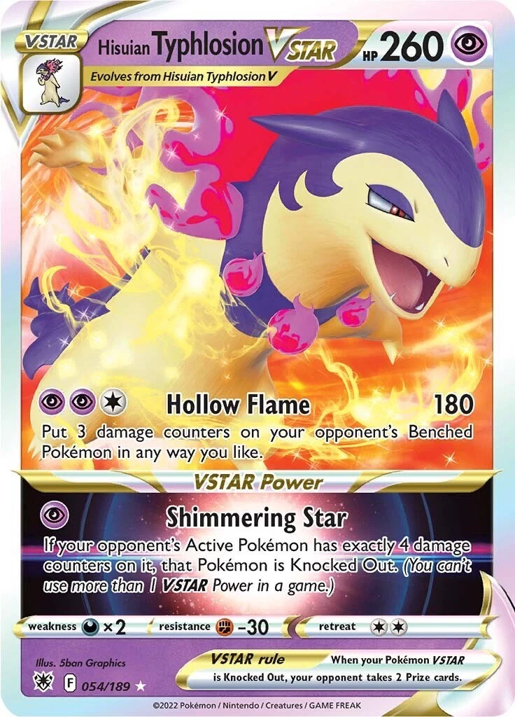 25+ Hisuian Typhlosion VSTAR 029/067 S9a: Battle Region for sale