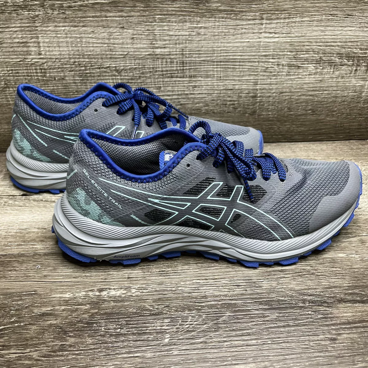 Men's GEL-EXCITE TRAIL, Black/Blue Coast, Running Shoes