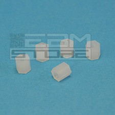5 pz distanziale plastico F-F M3 8mm distanziali distanziatore - ART. GV08