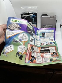 Star Wars Nintendo NES Complete CIB W/ Extremely Rare Hint Book Guide Near Mint!