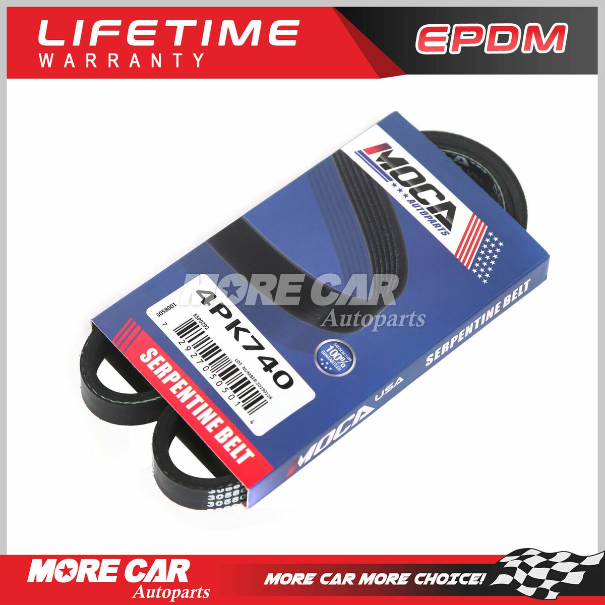 EPDM Serpentine Belt for Mercury Topaz Lynx Ford Tempo Acura