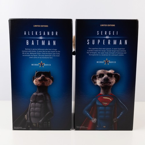 Vgl. das Erdmännchen Aleksandr als Batman und Sergei als Superman Limited Edition - Bild 6 von 6