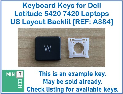 Tastatur Ersatz Tasten für Dell Latitude 5420 7420 Laptops US Layout Hintergrundbeleuchtung