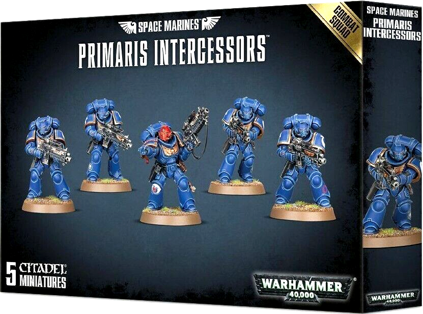 40K Primaris Intercessors Space Marines NO BOX Combat Patrol Squad