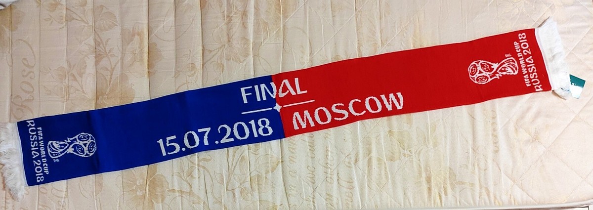 Fanion Tissu France Croatie - Finale Coupe Du Monde 2018 - Neuf