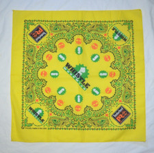 Timberland Pro Series Logo Yellow Bandana Handkerchief USA Whistle Workwear