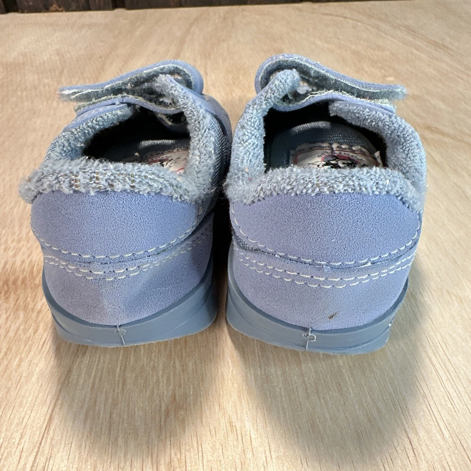 Винтажные детские туфли Mickey Mouse синие Minnie 70-е 80-е 6c обувь Heart Friends - Изображение 4 из 4