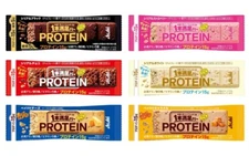Asahi Protein Snack Bar, Japan Crisp Bar Chocolate, Strawberry, Baked Cheesecake