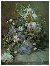 Poster print.Home Room Interior design.Flower bouquet vase.6459