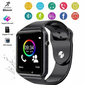 smart watch a1 black