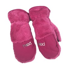 HEAD Thermalfur Fleece Mittens XXS AGES 1-2 Pink  EUC
