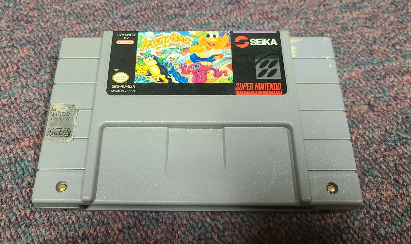 Super Aquatic Games Starring the Aquabats (Super Nintendo, 1993) SNES