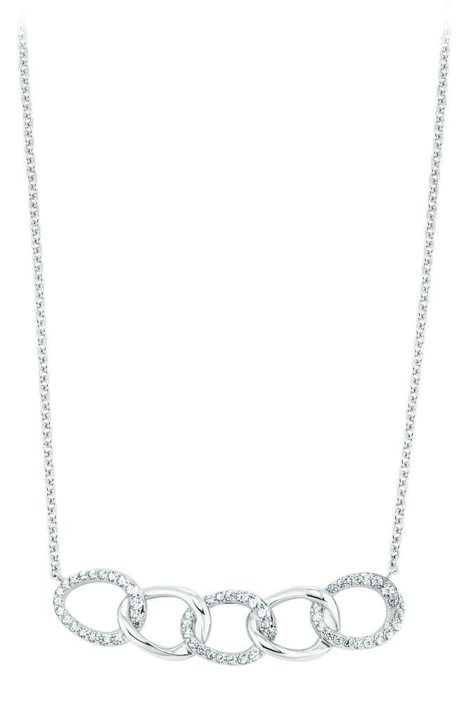 сОливер 20284496 Деймен Хальскетт угольный завод 925 Зильбер-мит Вайсен-Стейнен-ной 20990₽