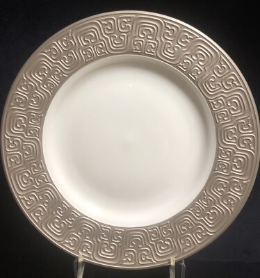 L OBJET HAN PLATINUM DESSERT PLATE/DISCONTINUED