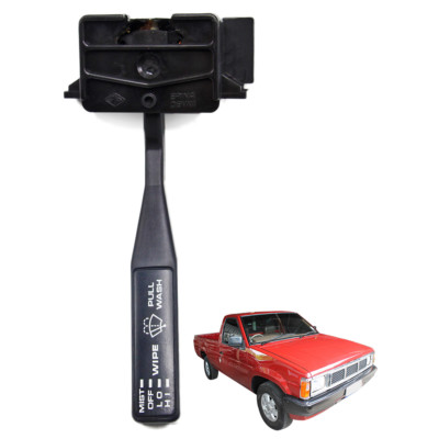 Windshield Wiper and Washer Switch Black For Nissan Big-m D21