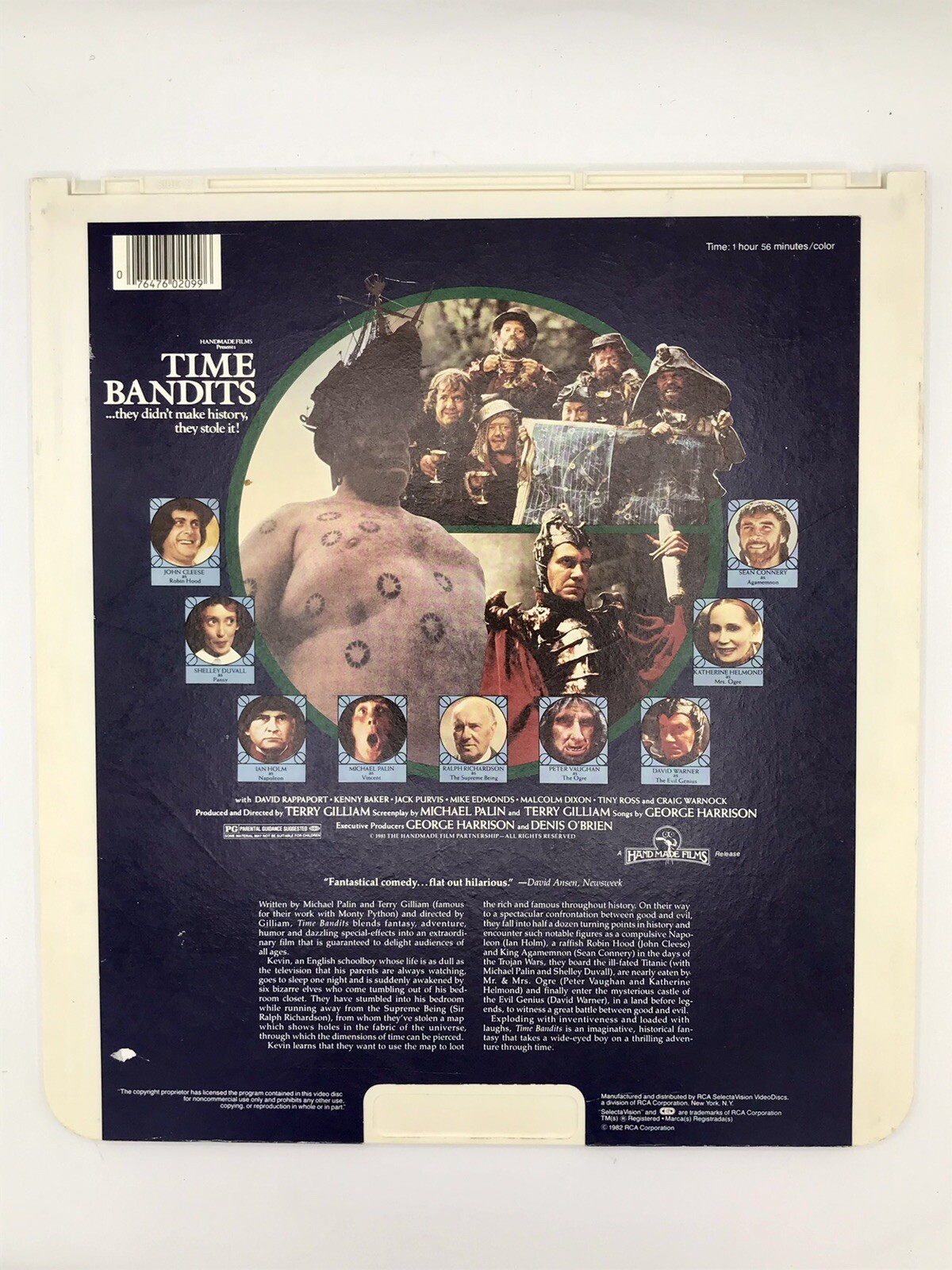 Time Bandits (1982) - CED RCA SelectaVision Video Disc | eBay