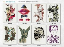 8 X Men Wolf Temporary Waterproof Tattoo Body Arm Stickers US