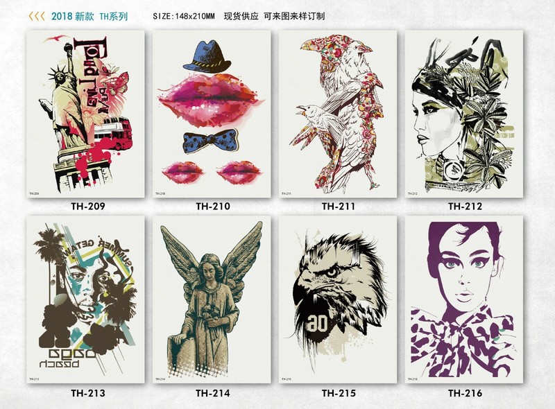 8 X Men Wolf Temporary Waterproof Tattoo Body Arm Stickers  US