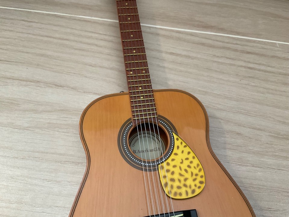 American Girl Doll Guitar Set With Case Strap and Book eBay