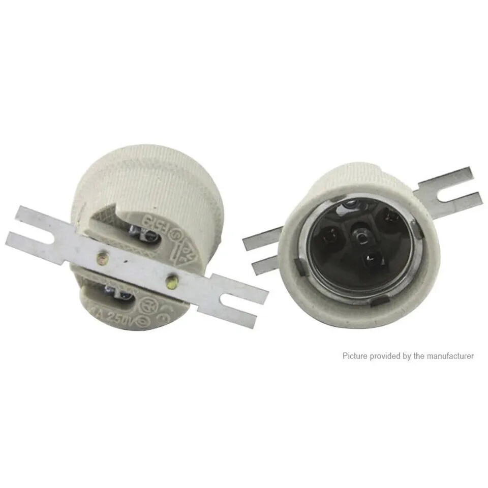 Ceramic Porcelain ES27 E27 Edison Screw Heat Bulb Lamp Holder Lamp ...