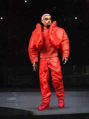 Kanye West, 1/6 Articulated Action Figure, 12 Inch, Red Cotton