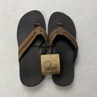 Reef Men\'s Ortho-Bounce Coast Sandals Sz 8 leather Reef Leather Ortho-Bounce Coast Men main image 2