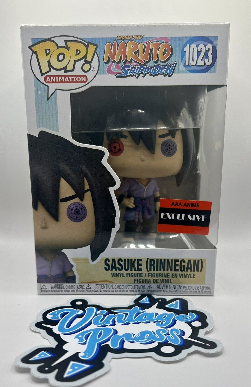 POP! Animation: Naruto Shippuden - Sasuke Uchiha w/ Rinnegan (Exclusiv –  Product Sage Collectibles