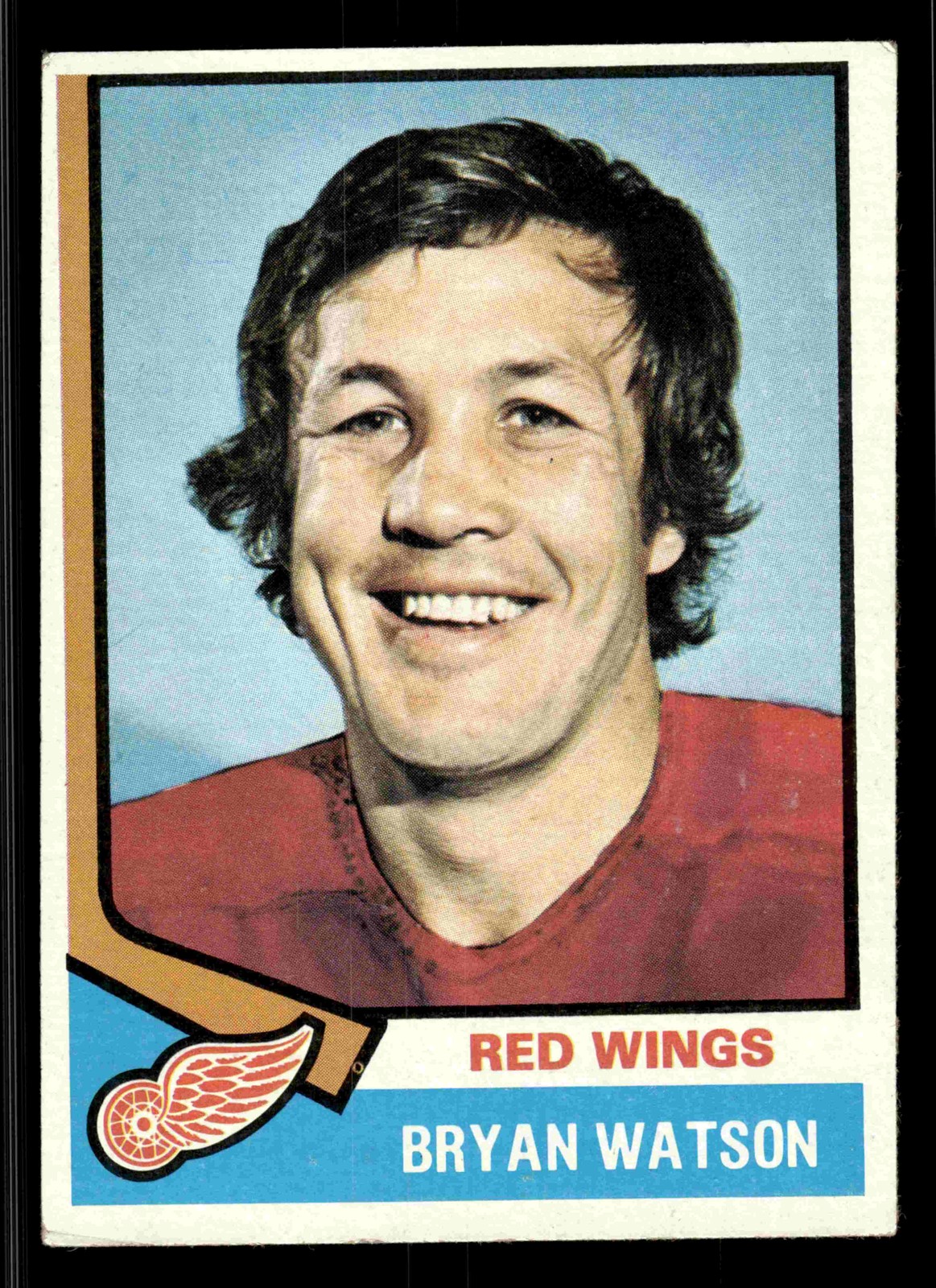 1974-75 Topps Bryan Watson #259 - Detroit Red Wings