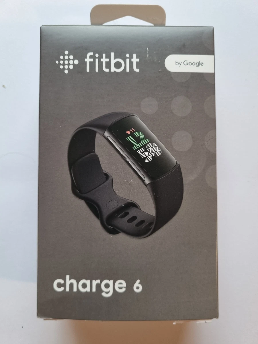 Fitbit Charge 6 Fitness Tracker Obsidian