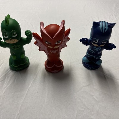 PJ MASKS Owlette,Gekko,Catboy Toys Frog Box eOne Just Play Rubber Bath Toy