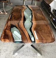 Couchtisch Epoxidharz Tisch Holz Handarbeit Tische Massive Wohnzimmer MöBel Harz