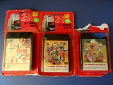 2-XL Talking Robot 8 Track Tapes Mego  lot of 3
