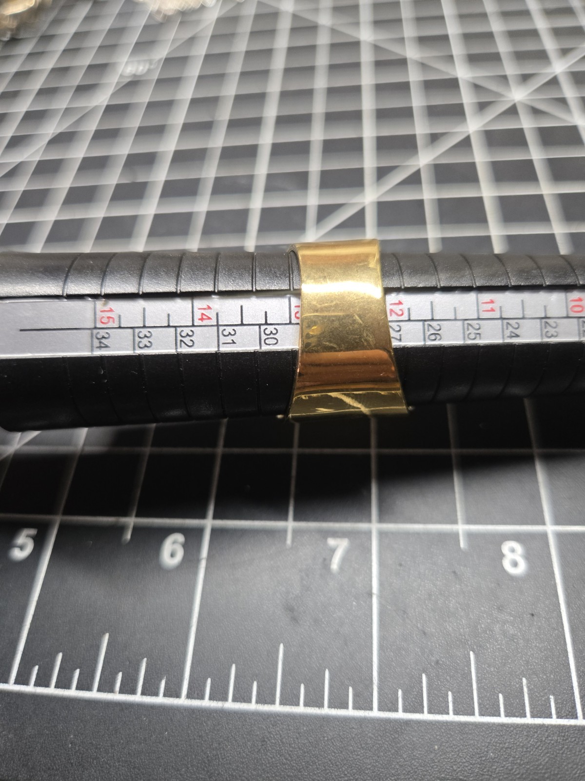 large statement ring gold plated sterling silver … - image 2