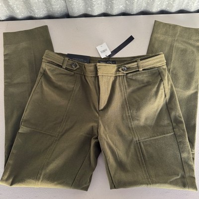 NWT BananaRepublic Sloan Skinny Ankle Pants Olive Green 6L 874742 Women NEW