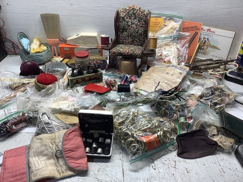 Antique Sewing Lot 