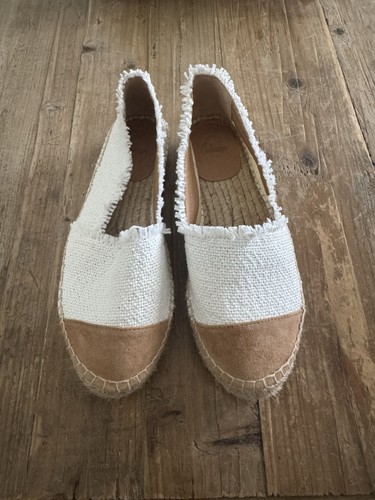 NWOT Castaner Espadrilles sz 36 Ivory/tan