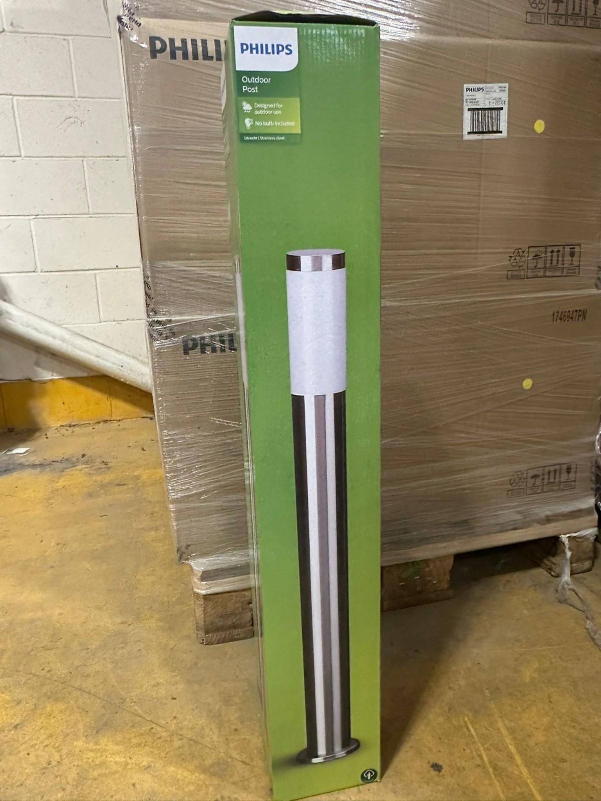 Outdoor Post Phillips Utrecht Stainless Steel IP44 PHILIPS