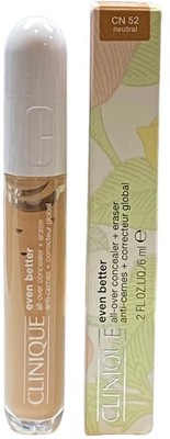 Clinique Even Better All-Over Concealer + Eraser CN 52 Neutral 0.2oz Full Sz NIB