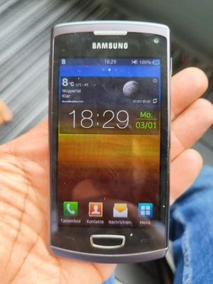 Samsung Wave 3 GT-S8600 - 4GB - Black (Ohne Simlock) Smartphone