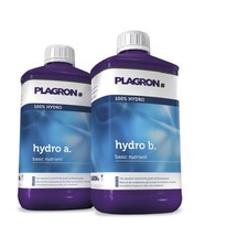 Plagron Hydro A & B 1 Liter, Dünger für Wuchs- und  Blütephase