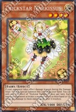 YuGiOh Trickstar Narkissus MP18-EN107 Rare Englisch EX 1st